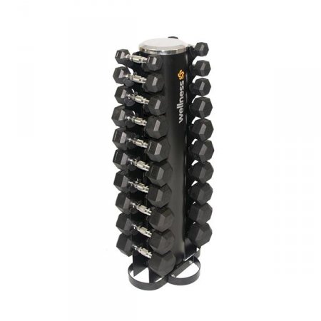 Torre para Halteres Hexagonal 1 a 10KG Wellness -EM010