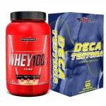 Kit Whey Pure Baunilha 907g Integralmedica + Deca Testona 60 Cápculas Up Sports Nutrition