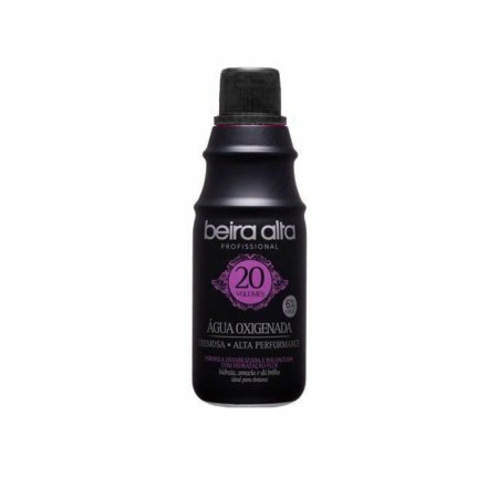 água Oxigenada Cremosa Black 20vol 6% 90ml Beira Alta