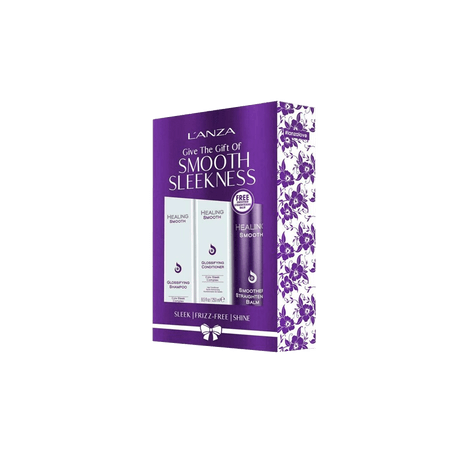 Lanza Kit Smooth Sleekness - Shampoo 300ml + Condicionador 250ml + Bálsamo de Tratamento 250ml