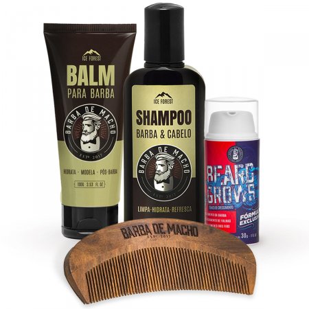 Combo de Crescimento Para Barba - Barba de Macho