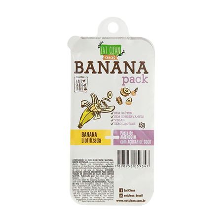 Banana Pack Açucar de Coco 46g - Eat Clean