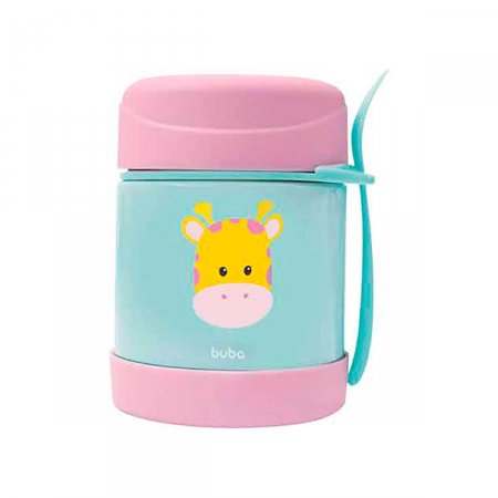 Pote Térmico para Alimentos Buba Baby Animal Fun Girafa com 1 unidade