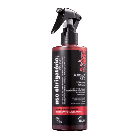 Truss Alexandre Herchcovitch Uso Obrigatório Vermelho Marsala - Tratamento Reconstrutor 260ml