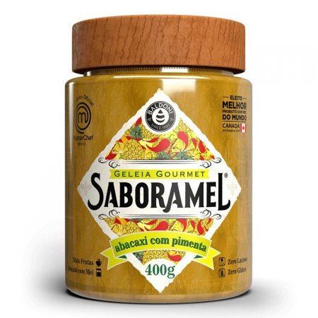 Geleia Saboramel MasterChef Abacaxi Pimenta Mel 3und 400g ca
