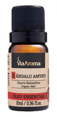 Óleo Essencial Sândalo Amyris 10ml - Via Aroma