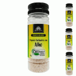 Sal Rosa Himalaia com Alho Orgânico Kampo Ervas Frasco 120 g