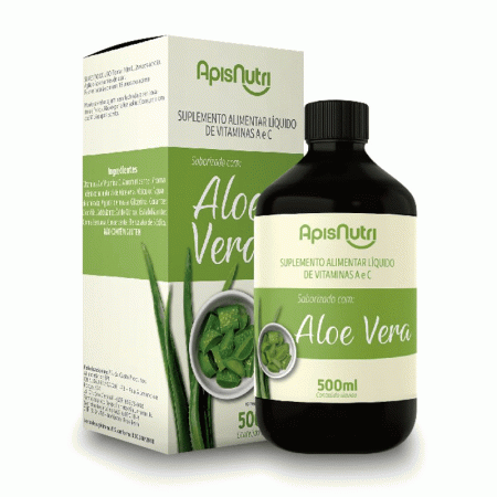 Aloe Vera Babosa Suplemento Líq. 500ml Apisnutri