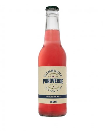 Kombucha Mirtilo Puro Verde 350mL