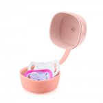 Porta Chupetas Rosa Soft Fisher Price