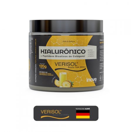 Ácido Hialuronico + Colágeno Verisol Abacaxi 120g Inove Nutrition