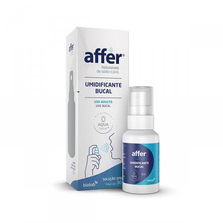 Umidificante Bucal Affer Spray com 30ml