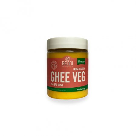 Veg Ghee Manteiga Vegetal com Sal Rosa 150g - Benni