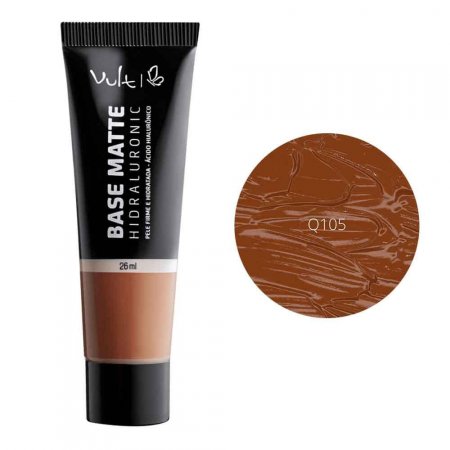 Base Líquida Matte Hidraluronic Vult 26Ml