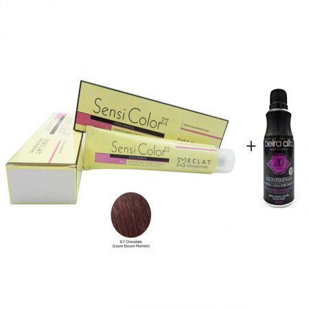 Tintura Sensi Color Hipoalergenica Cor 6.7 Chocolate Alergoshop
