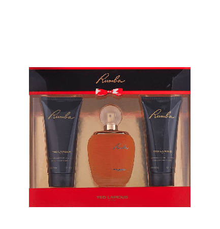 Ted Lapidus Kit Rumba Eau De Toilette 100ml  + Gel De Banho 100ml + Loção Corporal 100ml