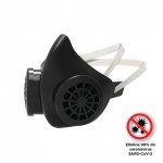 Máscara OTO Mask Preta com 4 filtros SMS
