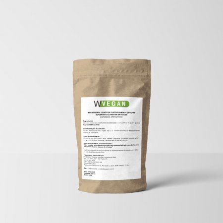 Nutritional Yeast WVegan Sabor Parmesao Embalagem Refil 500g