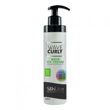 Ativador de Cachos Wave Curly on Cream SilkLine 300ml