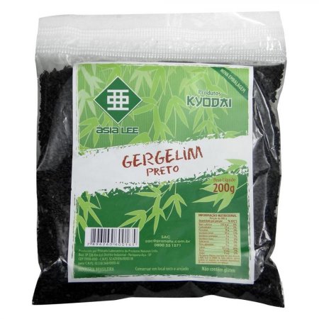 Gergelim Preto 200g Kyodai