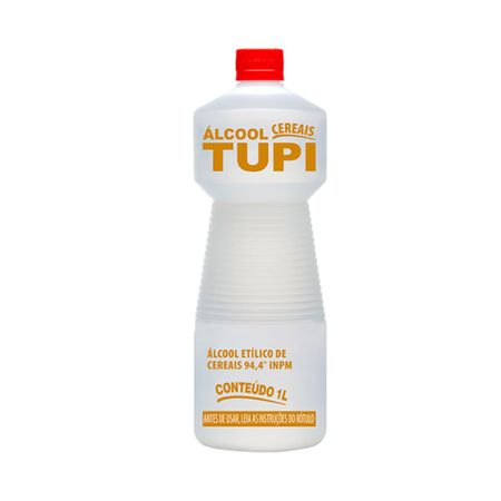 ALCOOL CEREAIS LIQUIDO TUPI 94,4º INPM ( 1 Litro) ALCOOL CEREAIS LIQUIDO TUPI 94,4º INPM 1000ML