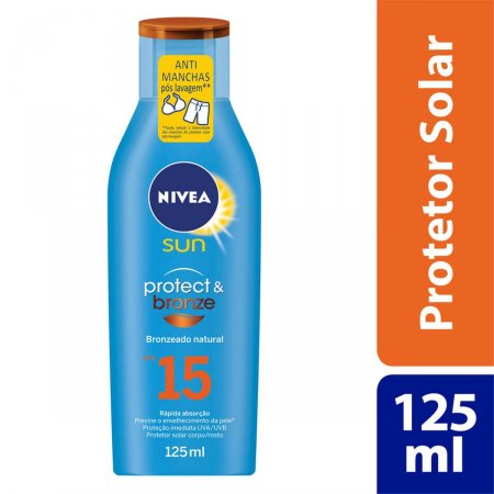 Protetor Solar Nivea Sun Protect & Bronze FPS15