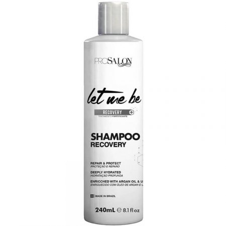 Prosalon Let Me Be Recovery - Shampoo Tratamento Fortificante Argan e Uréia 250g