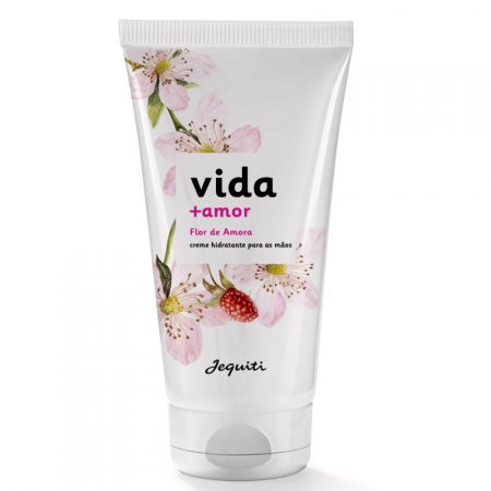 Creme Hidratante Desodorante para Mãos Vida + Amor Flor de Amora Jequiti