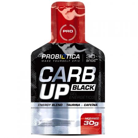 Carb Up Gel Morango 10 Sachês Probiótica