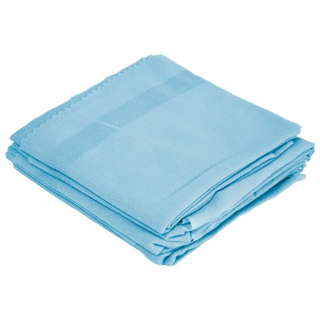 Toalha Fralda Luxo Pinte e Borde Tinta Azul - Pacote com 03 unidades