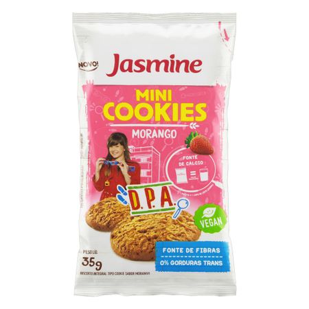 Mini Cookies Integrais D.P.A. Morango - 35g