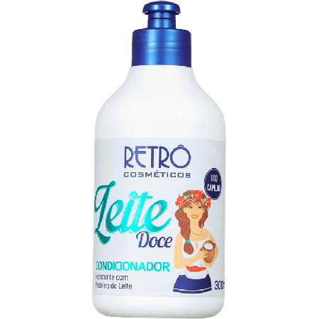 Condicionador Retrô Cosméticos Leite Doce Hidratante Proteína do Leite 300ml