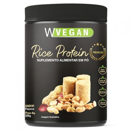 Rice Protein Premium WVegan com DHA Paçoca 330g