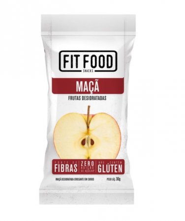 Snack Maçã Desidratada 30g Fit Food