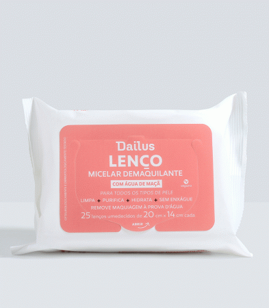 Lenço Micelar Demaquilante