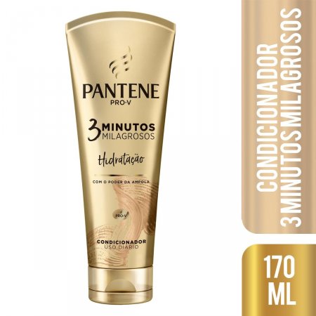 Condicionador Pantene 3 Minutos Milagrosos Hidratação com 170ml