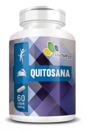 QUITOSANA 500MG 60 CAPSULAS - FLORA NATIVA - A
