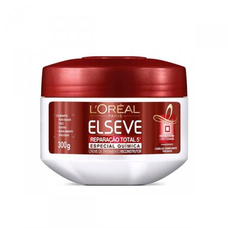Creme de Tratamento Elseve Reparação Total 5 Especial Química com 300g