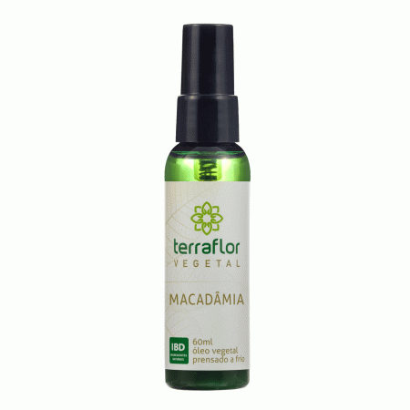 Óleo Vegetal Natural de Macadâmia 60ml - TerraFlor