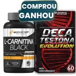 L-Carnitina Black 2000mg c/ 90 caps + Deca Testona Evolution