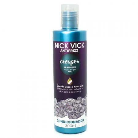 Condicionador Crespos de Respeito Nick Vick Antifrizz 300ml