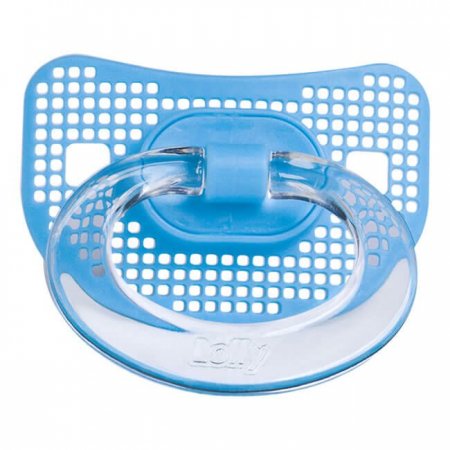 CHUPETA LOLLY NET BICO SILICONE ORTO ACIMA DE 6 MESES AZUL