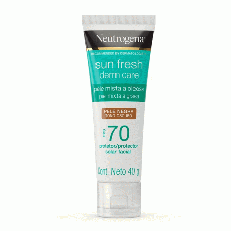 Protetor Solar com Cor Neutrogena Sun Fresh Pele Mista a Oleosa FPS 70
