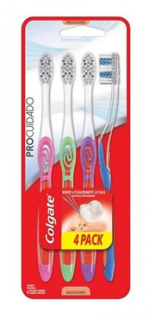 Escova Dental Colgate Pro Cuidado Com 4 Unidades