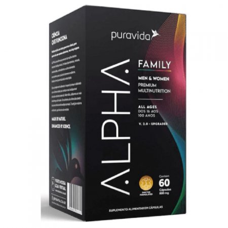 Alpha Family Multivitamínico Men & Women (60 cáps) -  Pura Vida