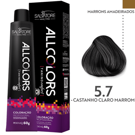 ALL COLORS 60G 5.7 - CASTANHO CLARO MARROM