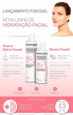 Fisiogel AI Creme facial diário ação calmante FPS 20- 40ml