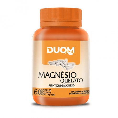 Magnésio Quelato 60 cáps - Duom