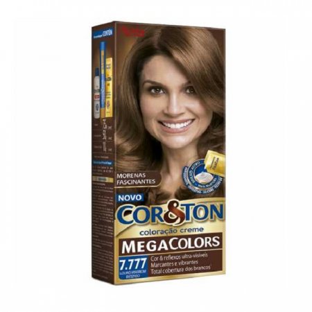TINTURA COR TON 7.777 LOURO MARROM INTENSO