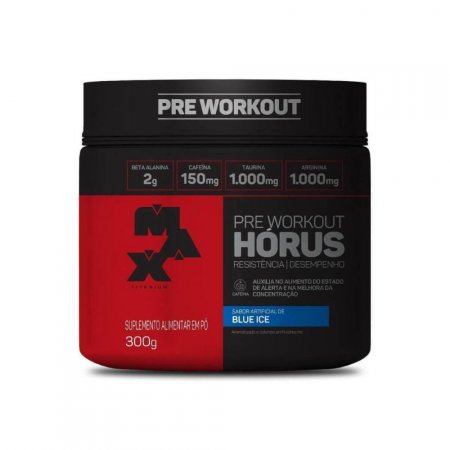 Pré-Treino Hórus (300g) - Blue Ice - Max Titanium
